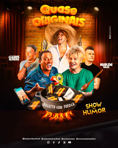 QUASE ORIGINAIS LEO PICADIAS E ANA MARIA BRISA EM GUARULHOS