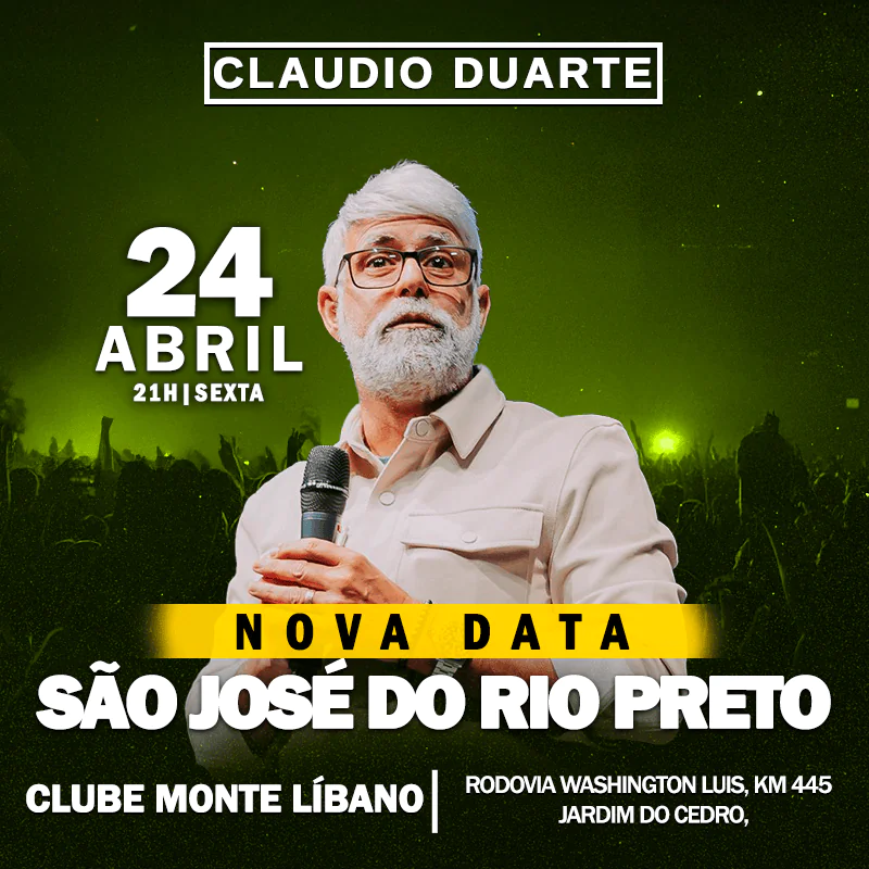 Claudio Duarte em São José do Rio Preto
