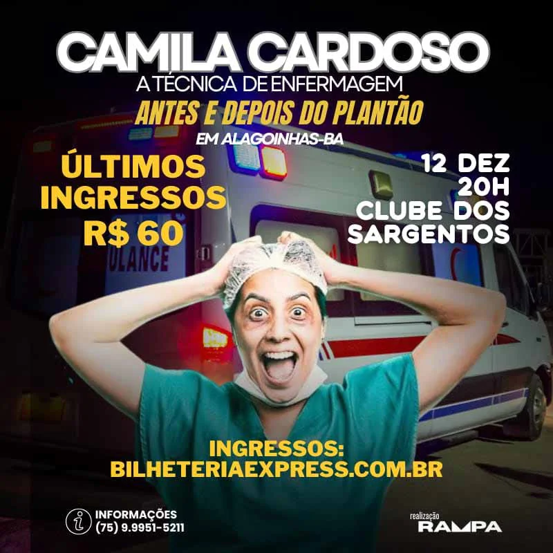 Camila Cardoso - Antes e Depois do plantão