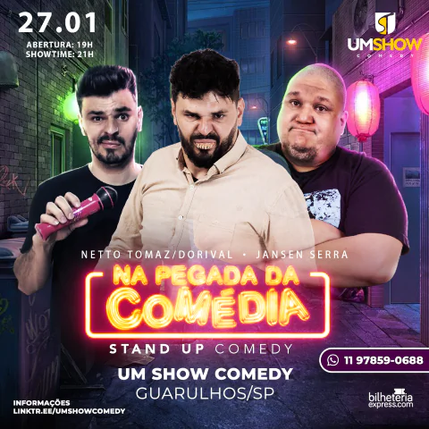 NETTO TOMAZ O DORIVAL E JANSE SERRA EM GUARULHOS