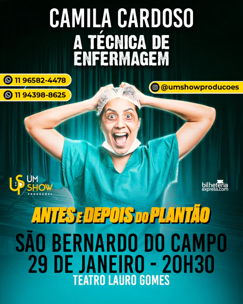 CAMILA CARDOSO EM SÃO BERNARDO - A TECNICA DE ENFERMAGEM