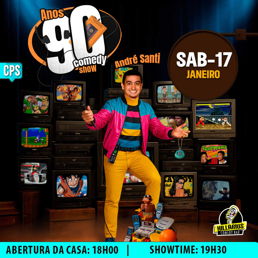 André Santi em Campinas - Anos 90 Comedy Show