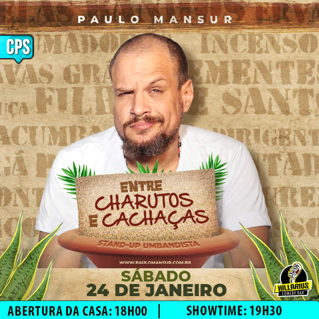 Paulo Mansur em Campinas - Entre Charutos e Cachaças