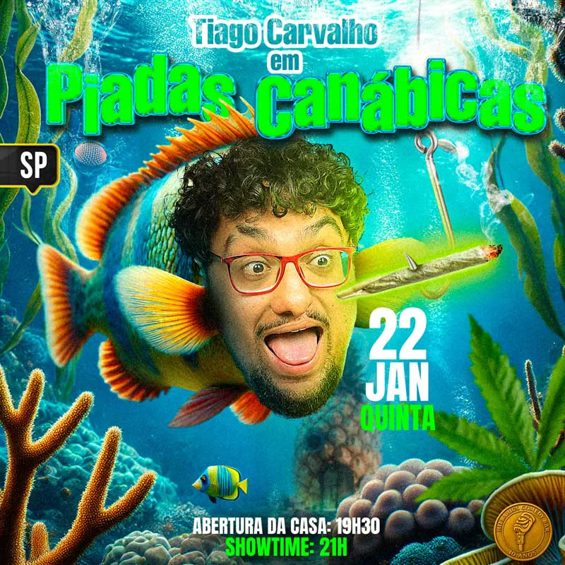 Tiago Carvalho em Piadas Canábicas