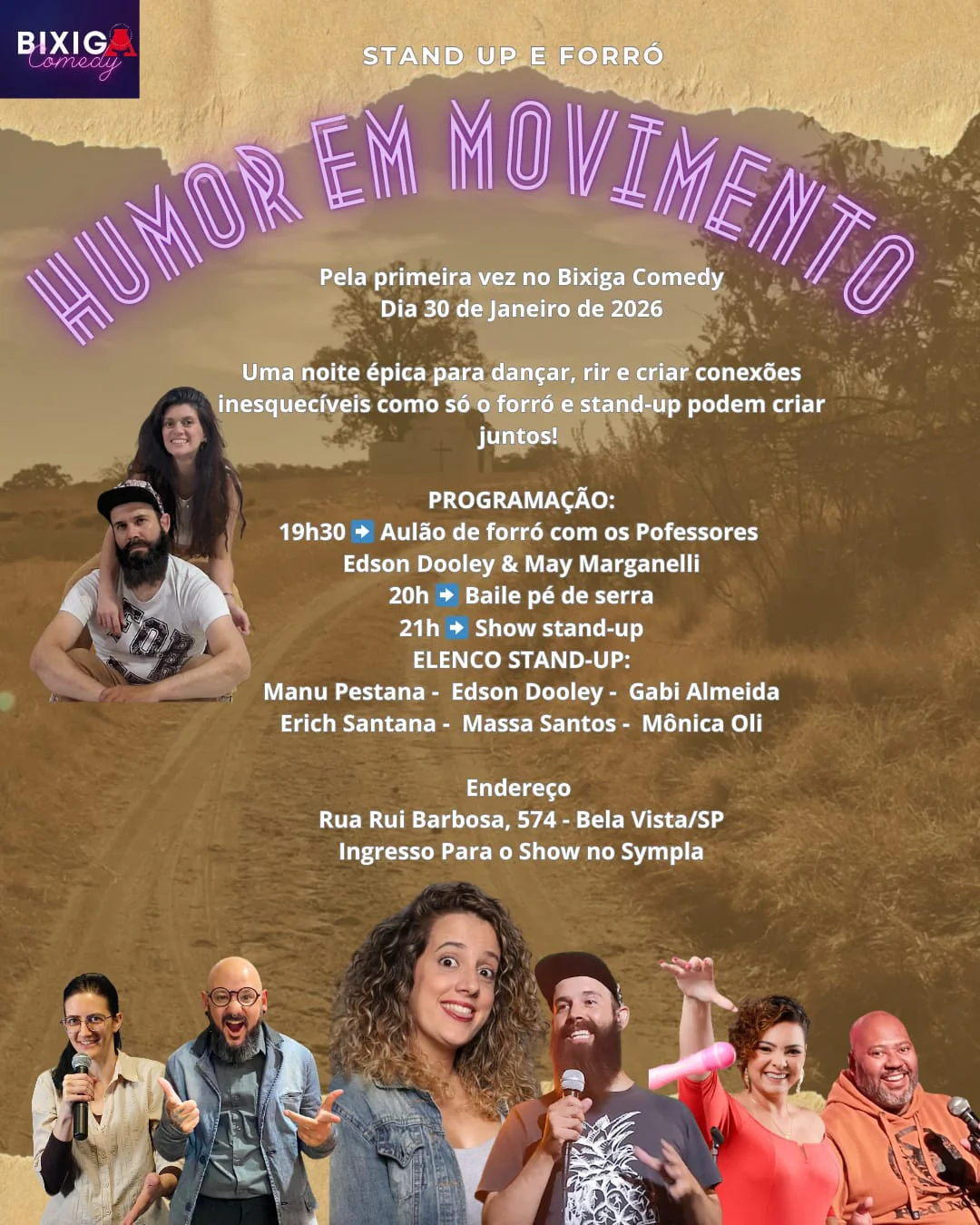 Humor em Movimento - Stand up comedy 