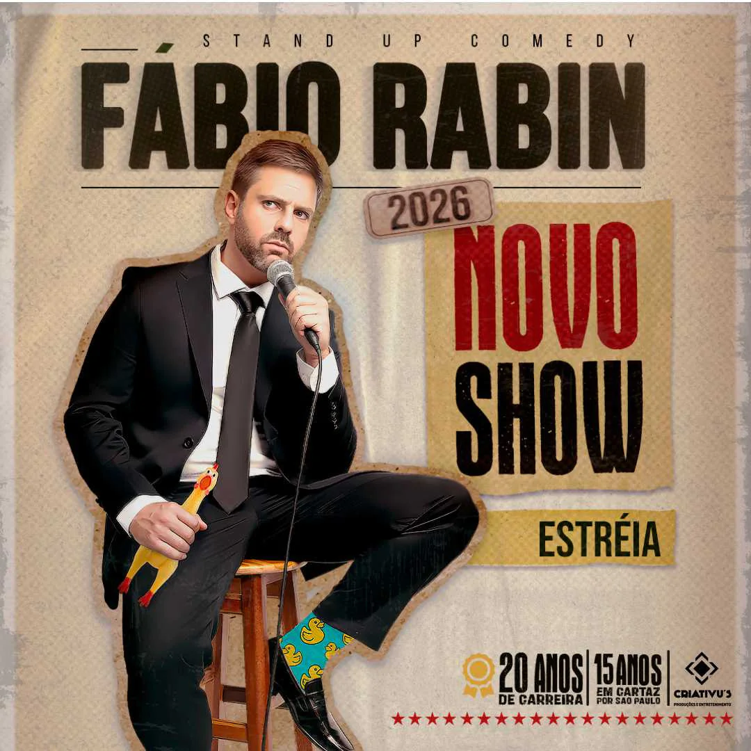 Fábio Rabin em São Caetano do Sul - Novo Show