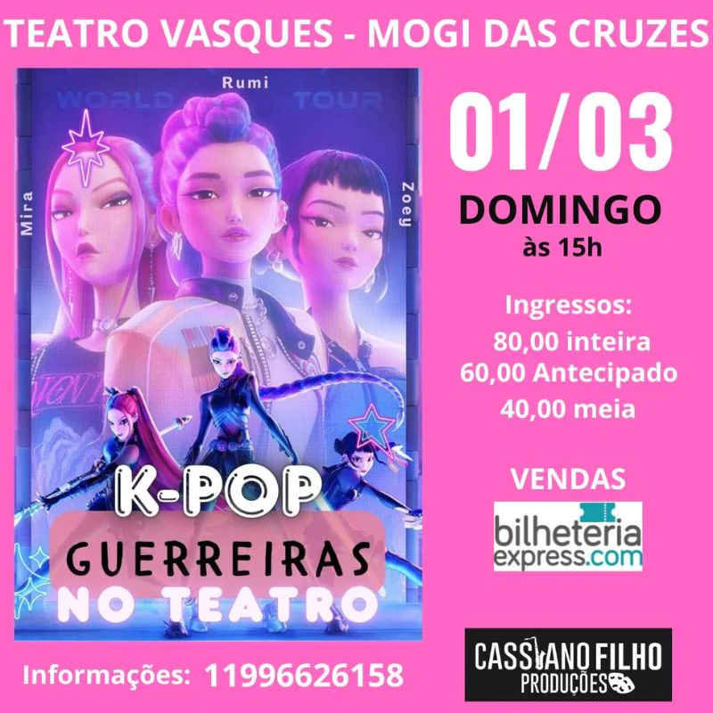 K-POP AS GUERREIRAS NO TEATRO