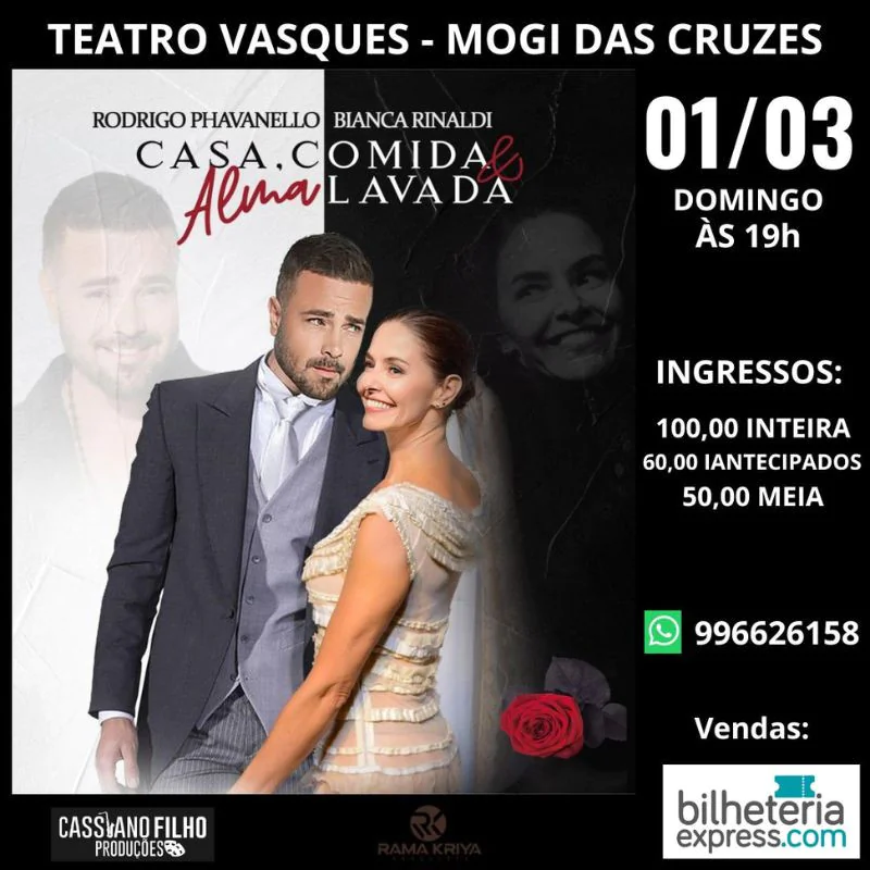 CASA, COMIDA E ALMA LAVADA