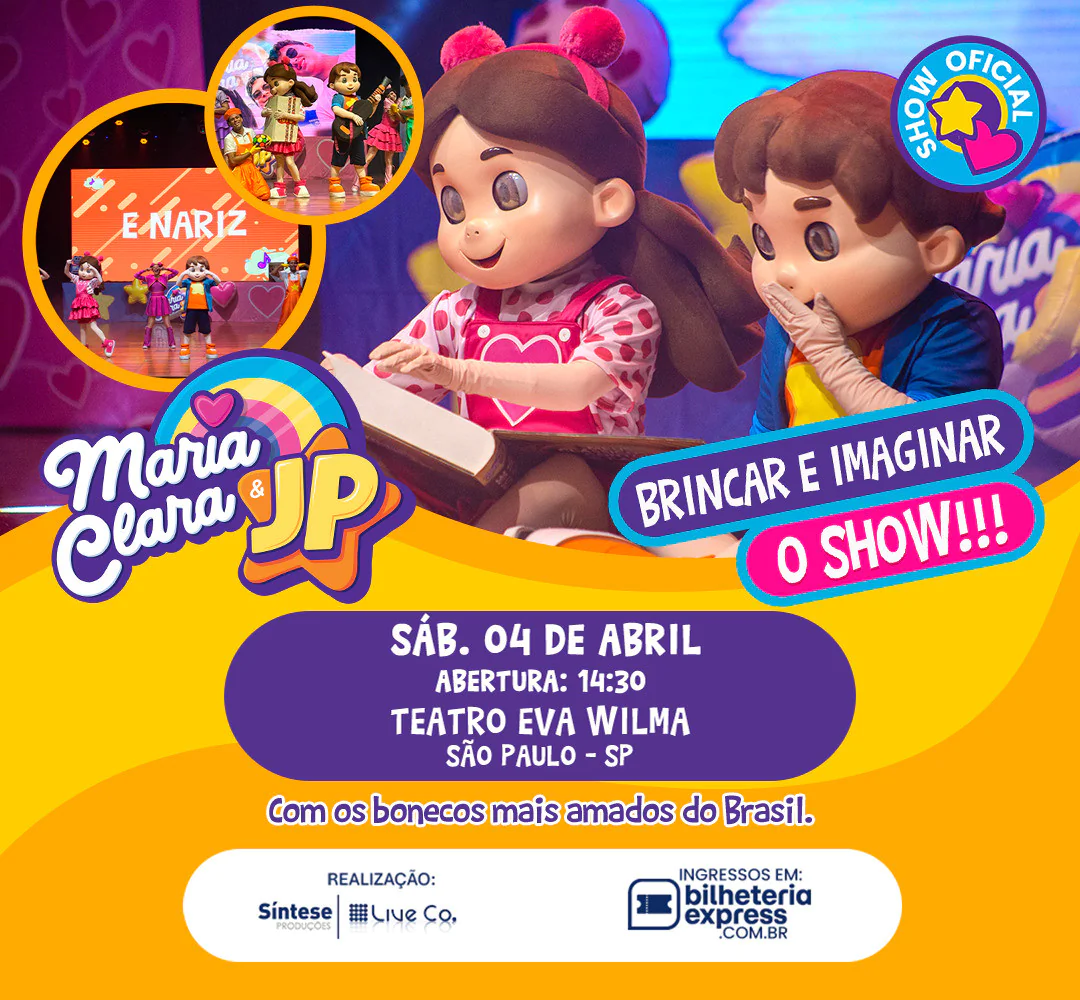 Maria Clara e JP - Brincar e imaginar