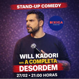 Will Kadori em A completa Desordem - Stand up no Bixiga Comedy