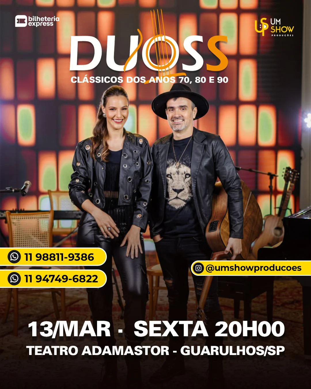 Duoss - Clássicos dos anos 70, 80 e 90 em Guarulhos