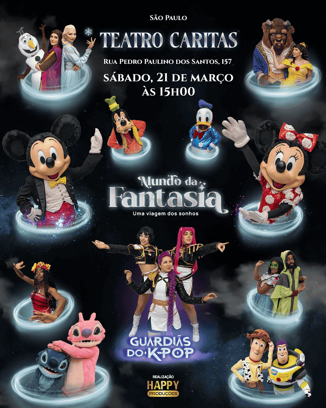 O Mundo da Fantasia - Uma Viagem dos Sonhos no Teatro Caritas