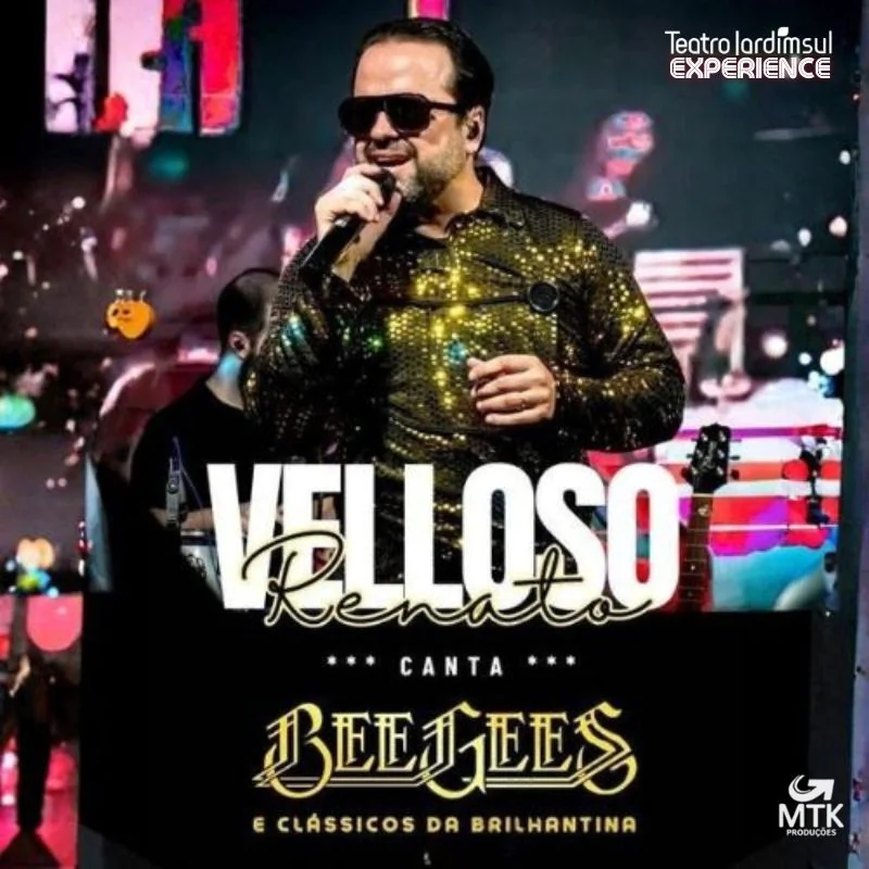 RENATO VELLOSO CANTA BEE GEES E OS CLÁSSICOS DA BRILHANTINA