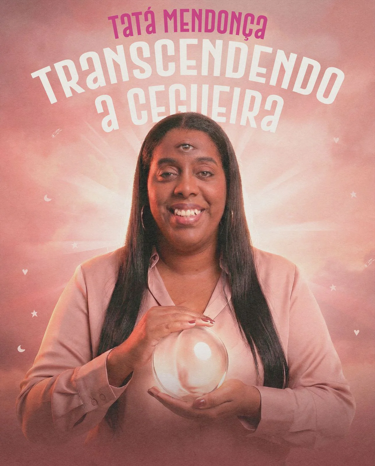 TATA MENDONÇA NA PRAIA GRANDE - CEGA NA COMEDIA