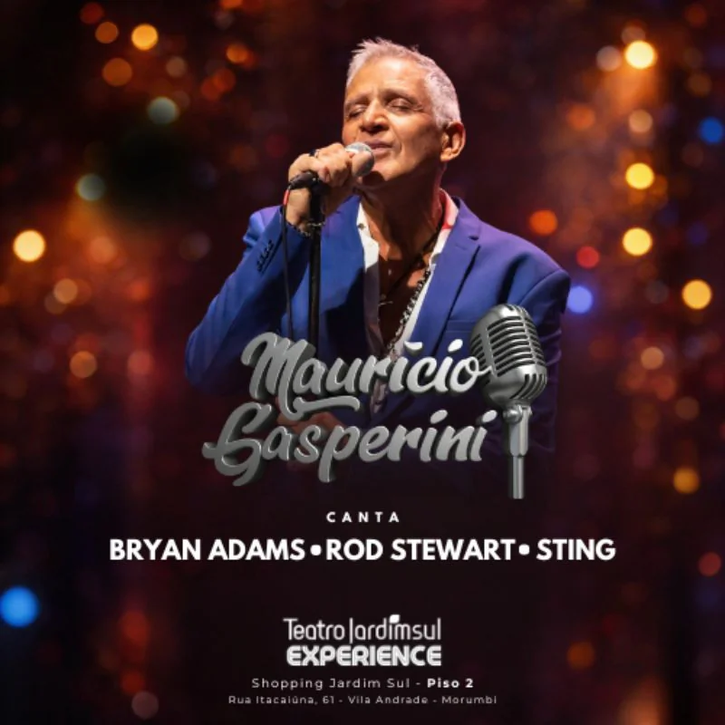 Mauricio Gasperini canta Rod Stewart, Bryan Adams e Sting