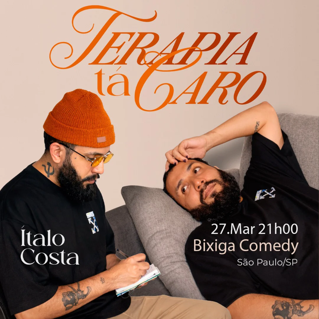 Italo Costa em Terapia ta Caro no Bixiga Comedy