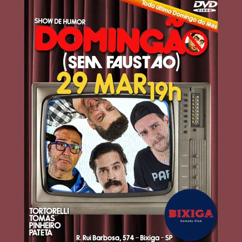 Domingão sem Faustão - Stand up no Bixiga Comedy
