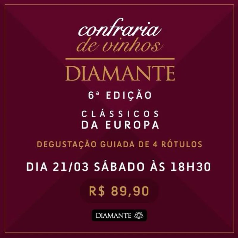 Confraria de vinhos Diamante
