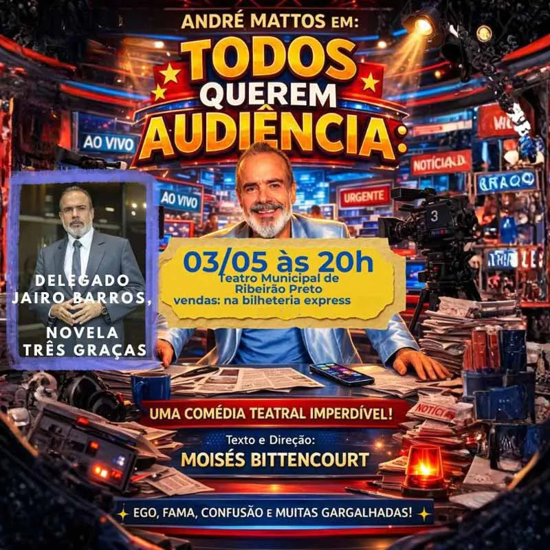 Todos Querem Audiência com André Mattos- Estreia Nacional