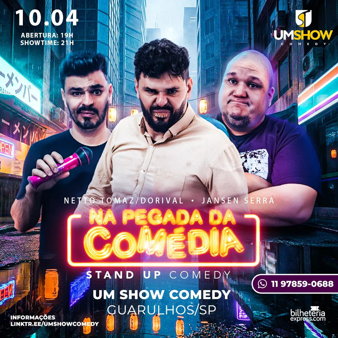 NETTO TOMAZ O DORIVAL E JANSEN SERRA EM GUARULHOS