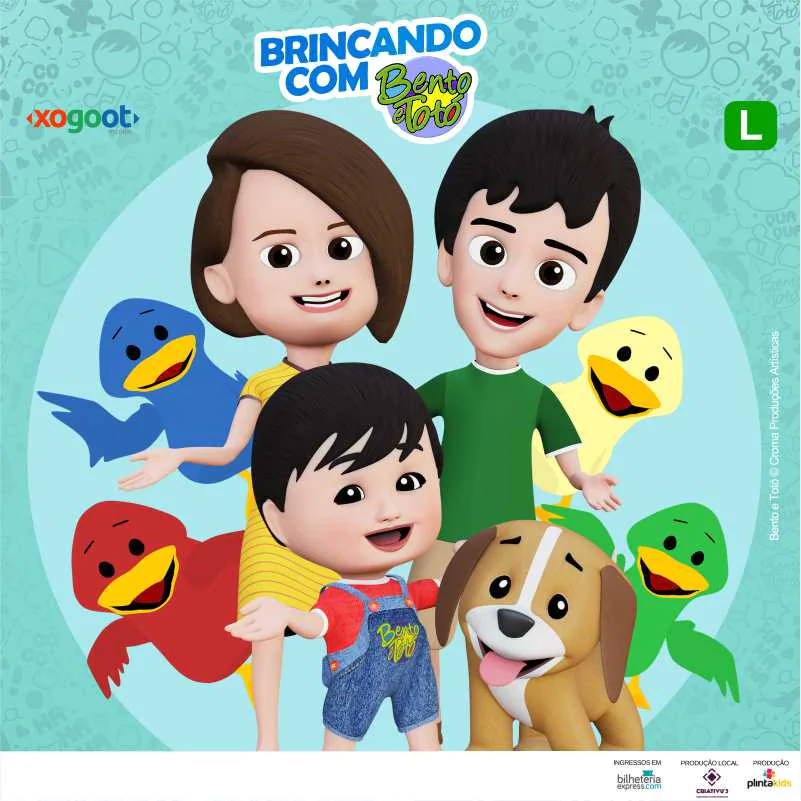 Brincando com Bento e Totó em Santo André