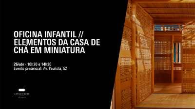 Oficina infantil  -  Elementos da casa de chá em miniatura