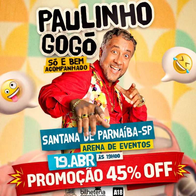 Paulinho Gogó  em Santana de Parnaíba | Só e Bem Acompanhado