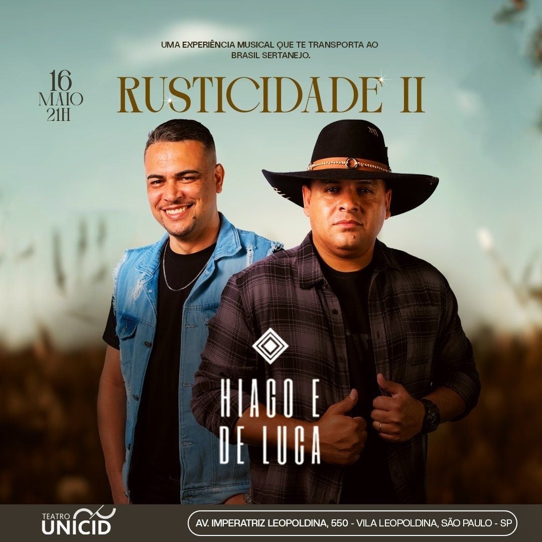 Hiago e De Luca - Projeto Rusticidade