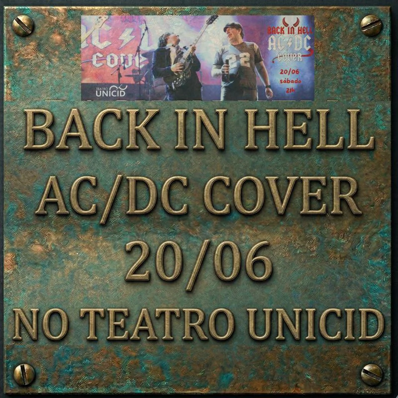 Back in Hell - AC/DC Cover - ingressos - Back in Hell - AC/DC