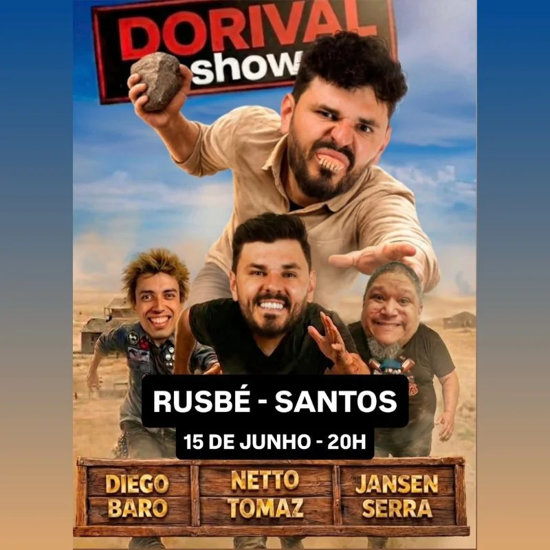 Netto Tomaz, Jansen Serra e Diego Baro em Santos