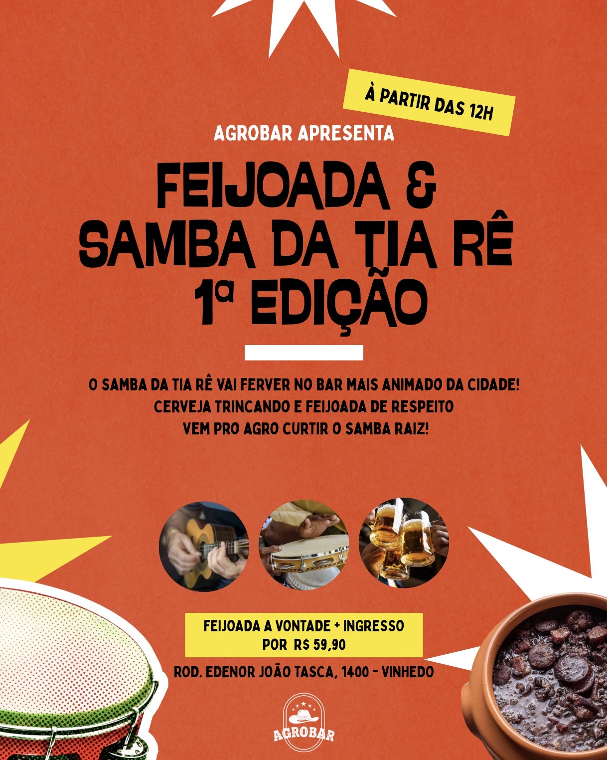 Feijoada & Samba da Tia Rê – 1ª Edição