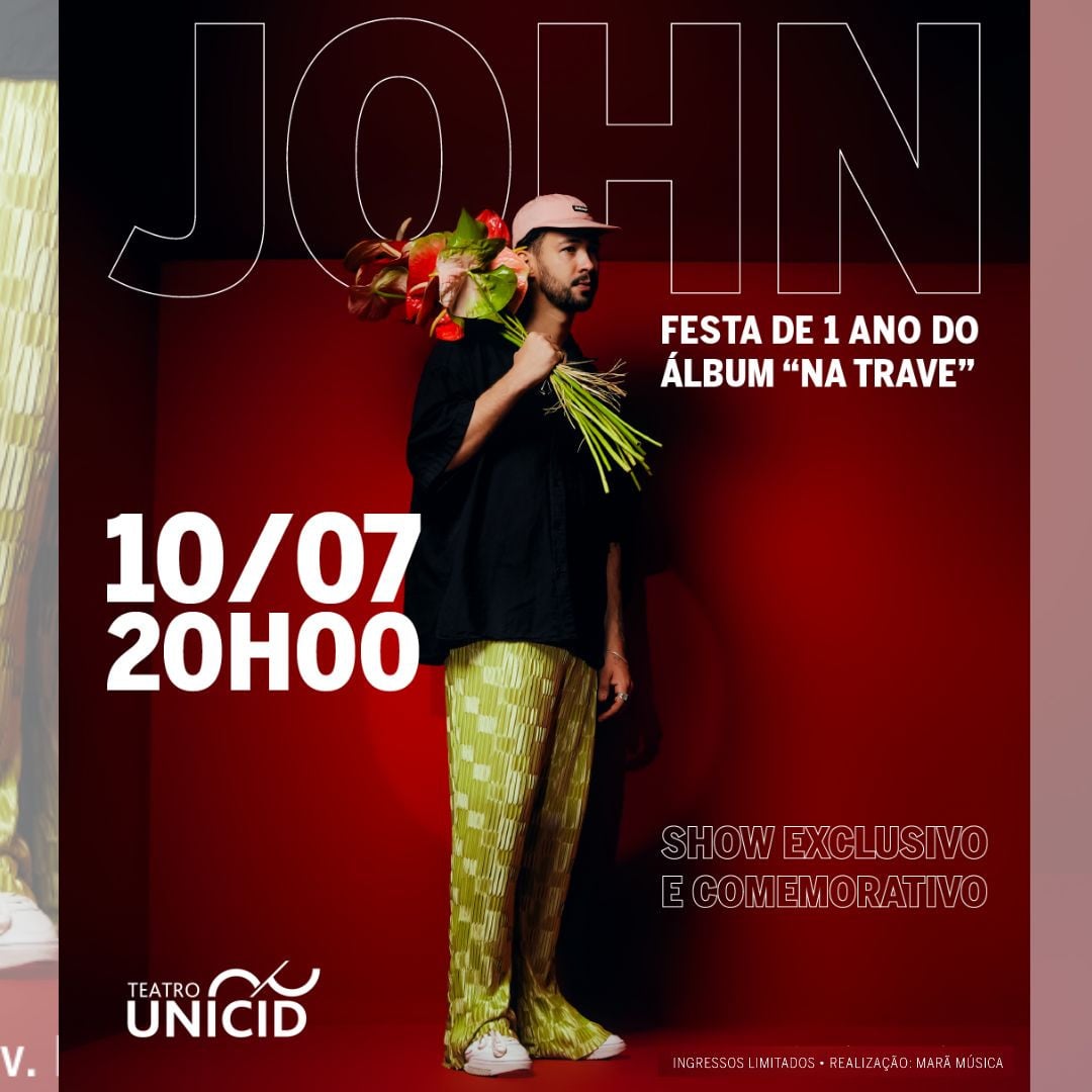 John - Festa de um ano do álbum Na Trave