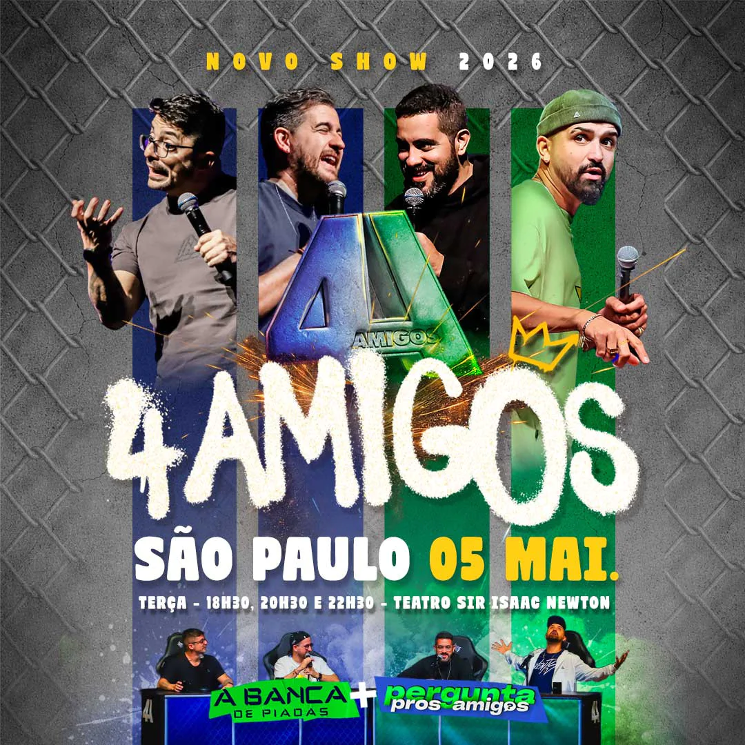 4 AMIGOS NA ZONA NORTE | A BANCA DE PIADAS