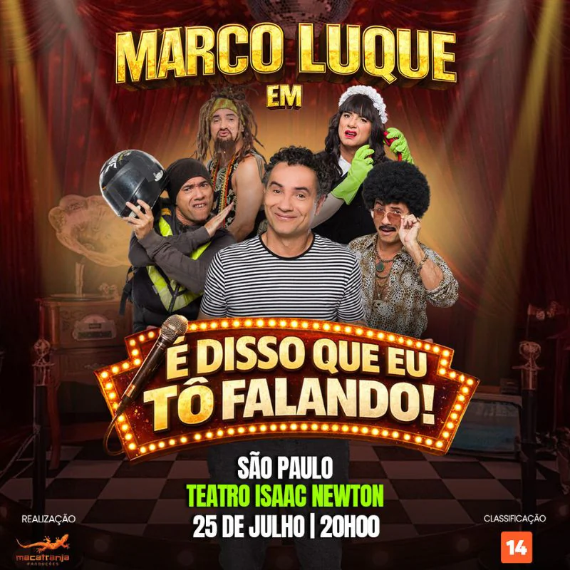 Marco Luque em “É Disso Que Eu Tô Falando”