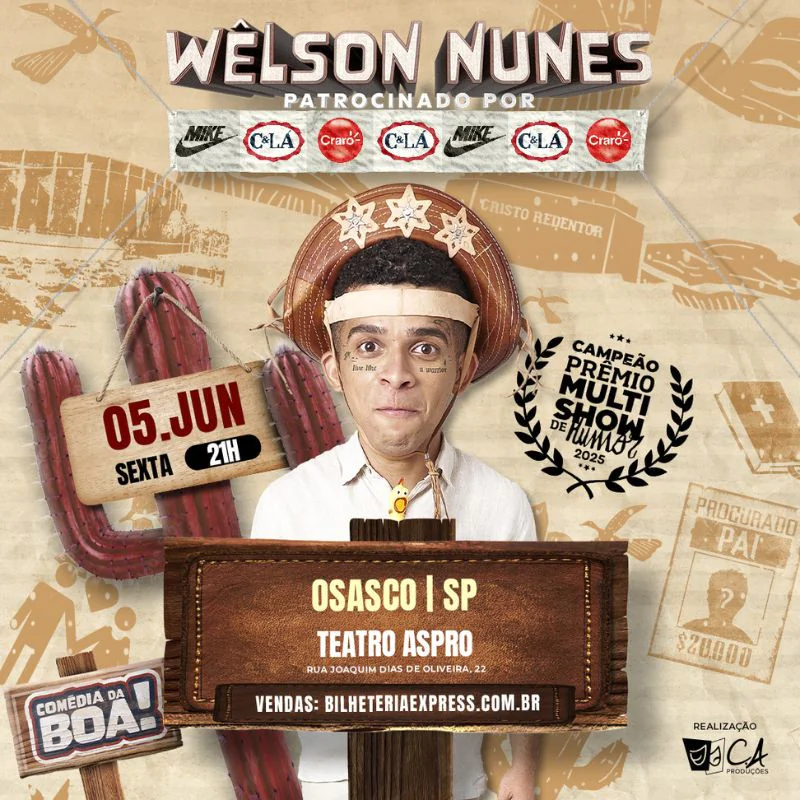 Wêlson Nunes - Comédia da Boa