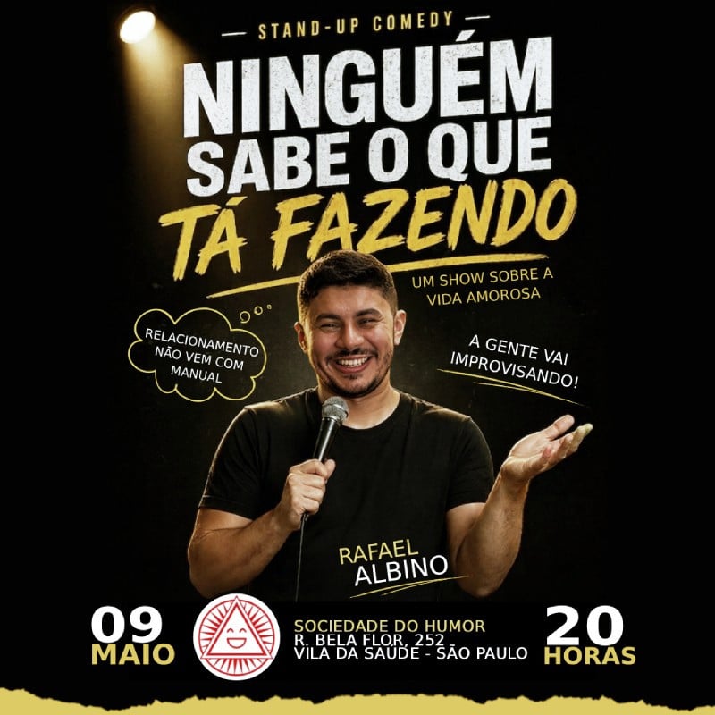NINGUÉM SABE O QUE TÁ FAZENDO – Rafael Albino