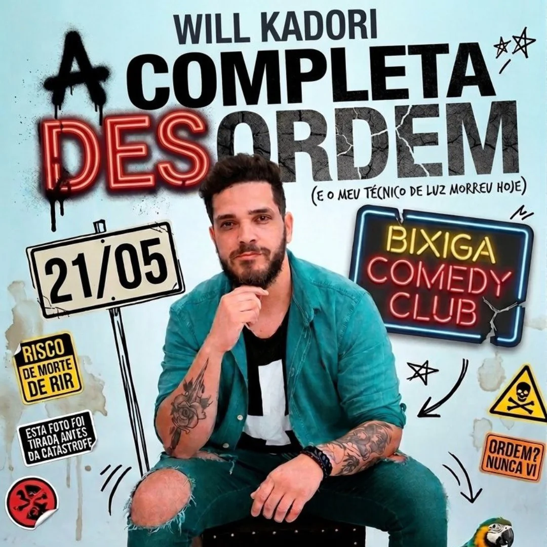 Will Kadori em A completa Desordem - Stand up no Bixiga Comedy