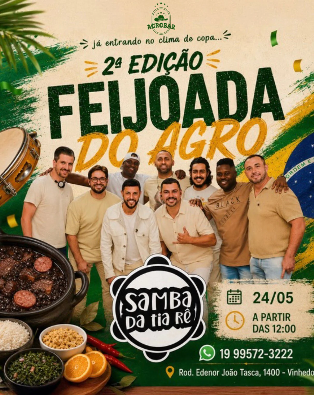 FEIJOADA & SAMBA DA TIA RÊ - 2ª EDIÇÃO