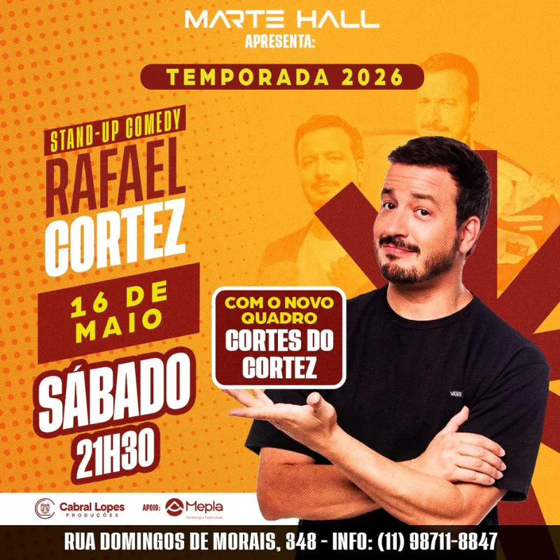Rafael Cortez - Stand Up Comedy no Marte Hall SP