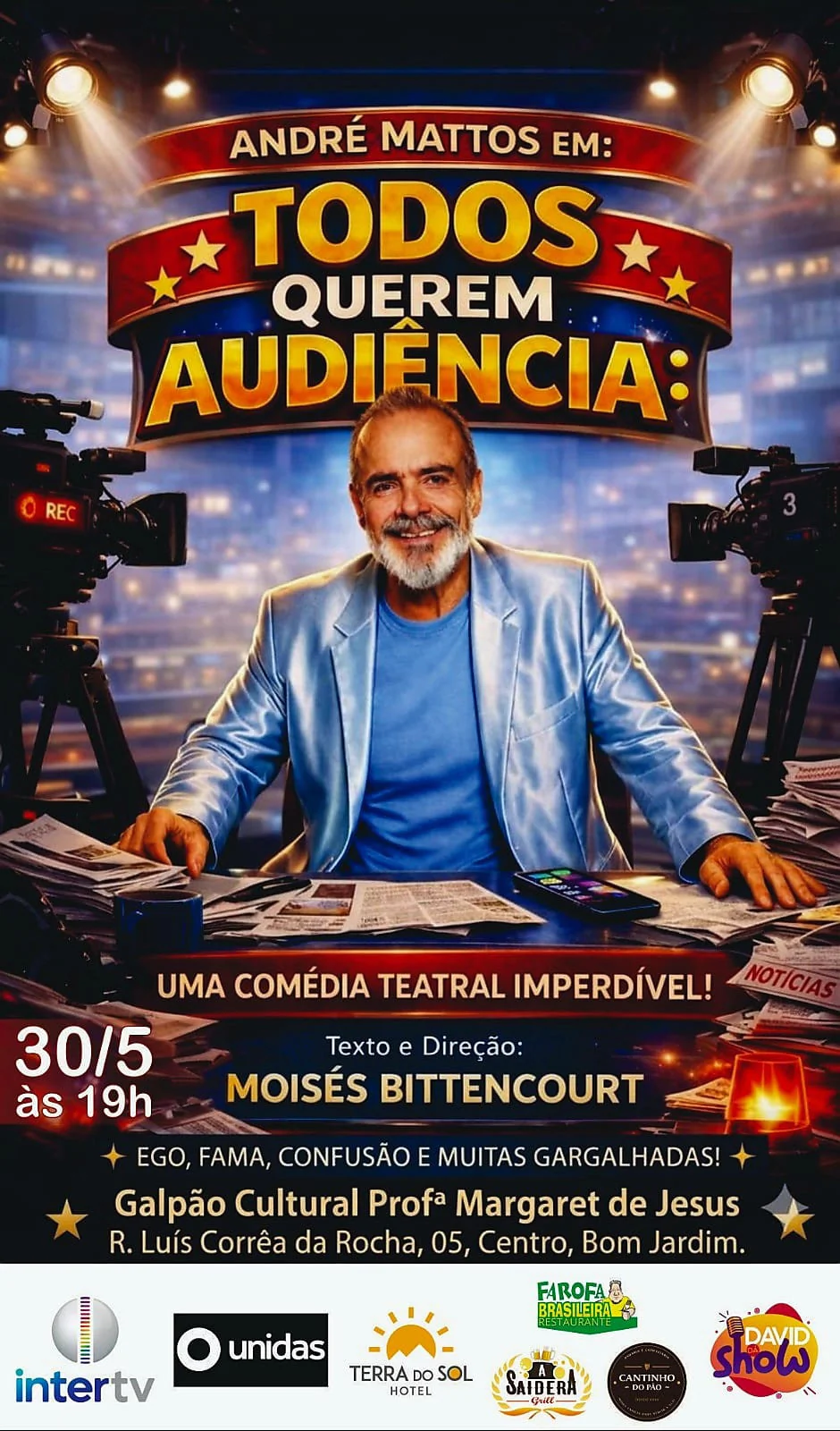 ANDRÉ MATTOS EM TODOS QUEREM AUDIÊNCIA