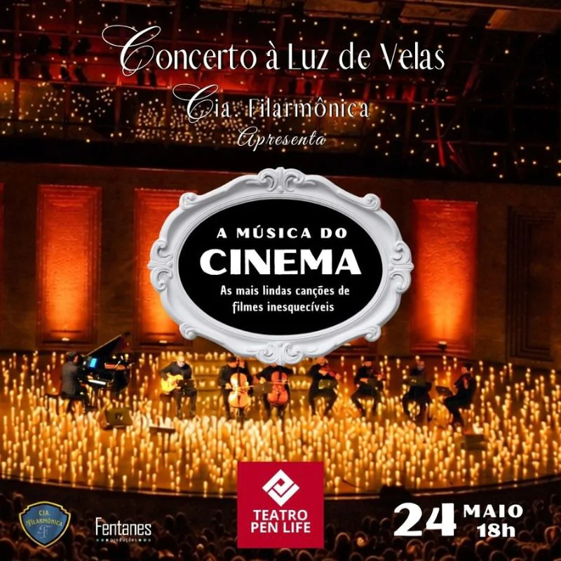 Concerto à Luz de Velas - Cia Filarmonica - A Música do Cinema