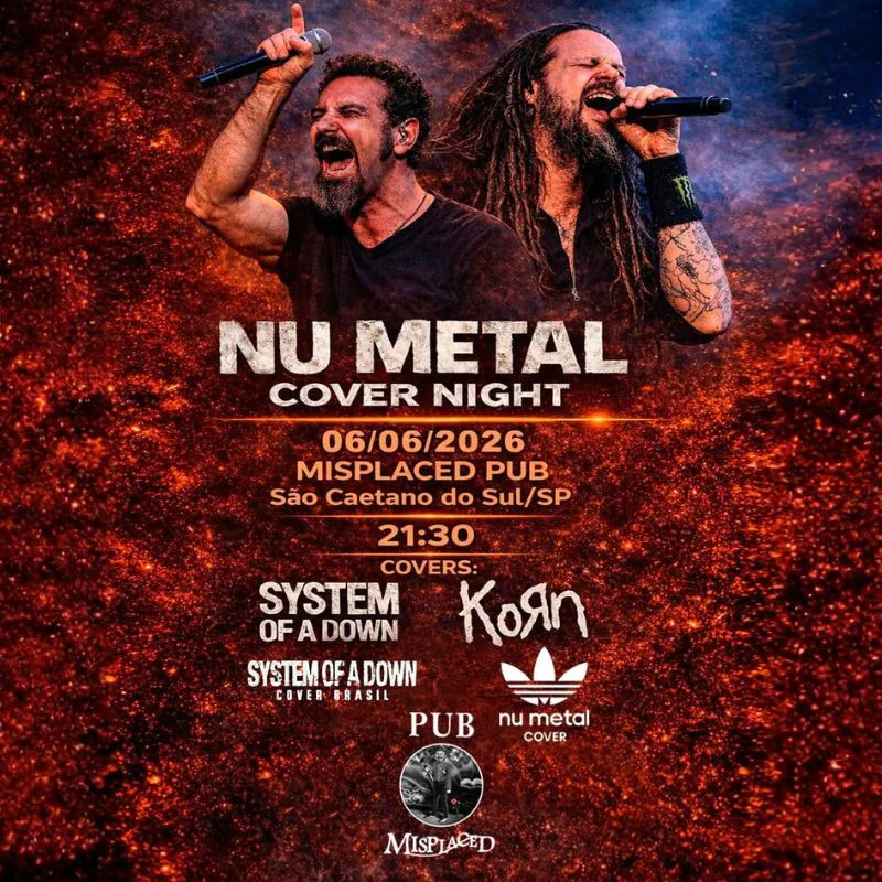 Nu Metal Cover Night no Misplaced