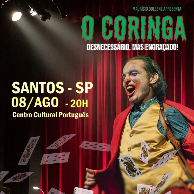 Maurício Dollenz apresenta O Coringa Desnecessário, Mas Engraçado!