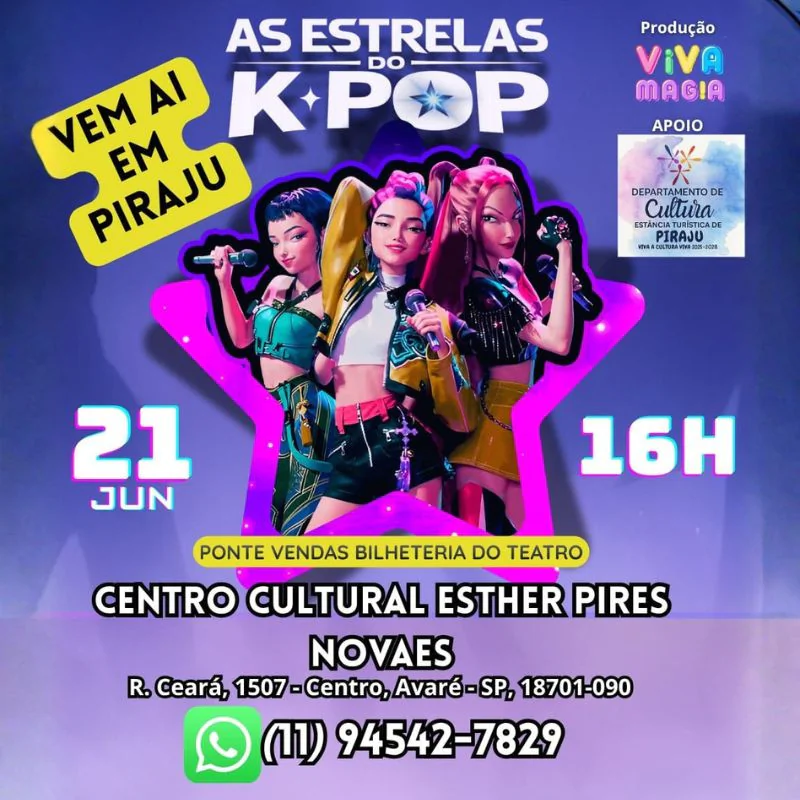 As Estrelas do K-Pop em Piraju
