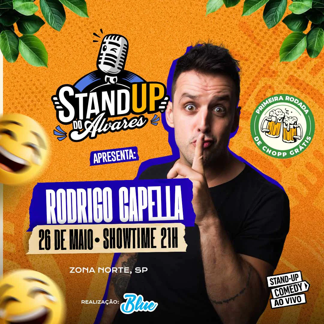 Stand Up do Álvares apresenta: Rodrigo Capella convida Délio Macnamara