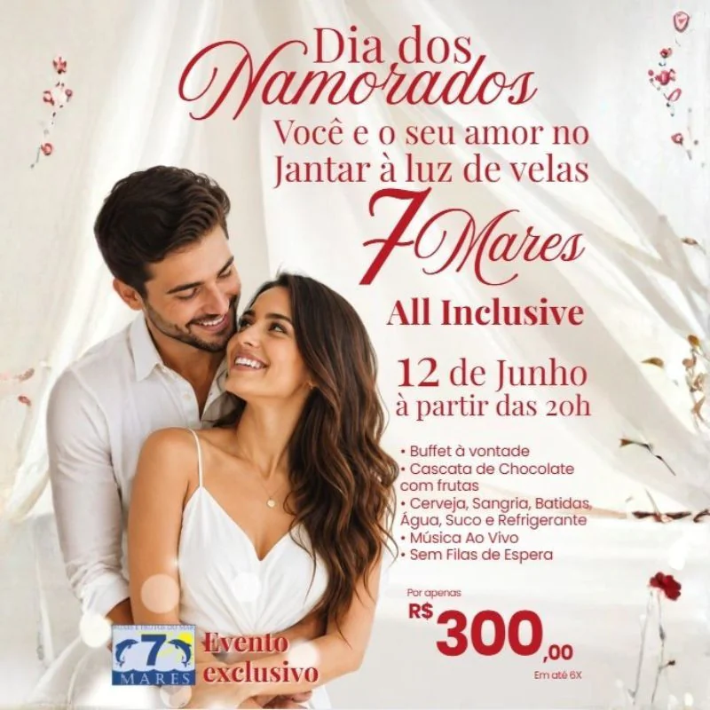 Jantar À Luz de Velas - Dia dos Namorados
