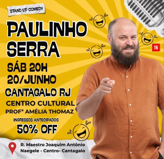Show de humor com Paulinho Serra 