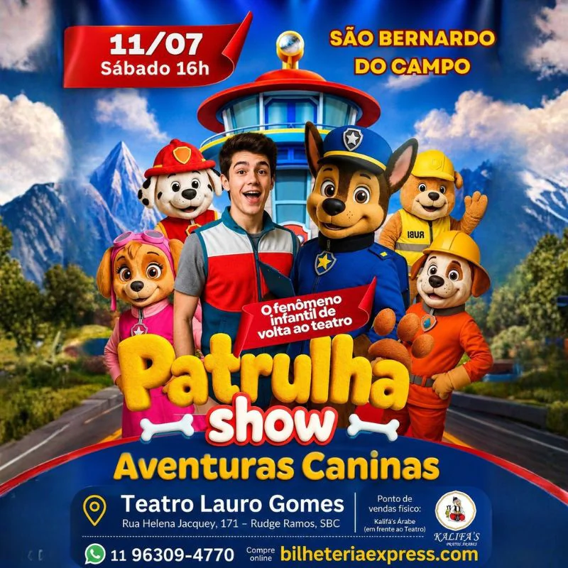 Patrulha Show Aventuras Caninas