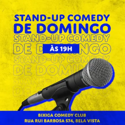 GRÁTIS - 19H Domingo da Comédia Stand-Up