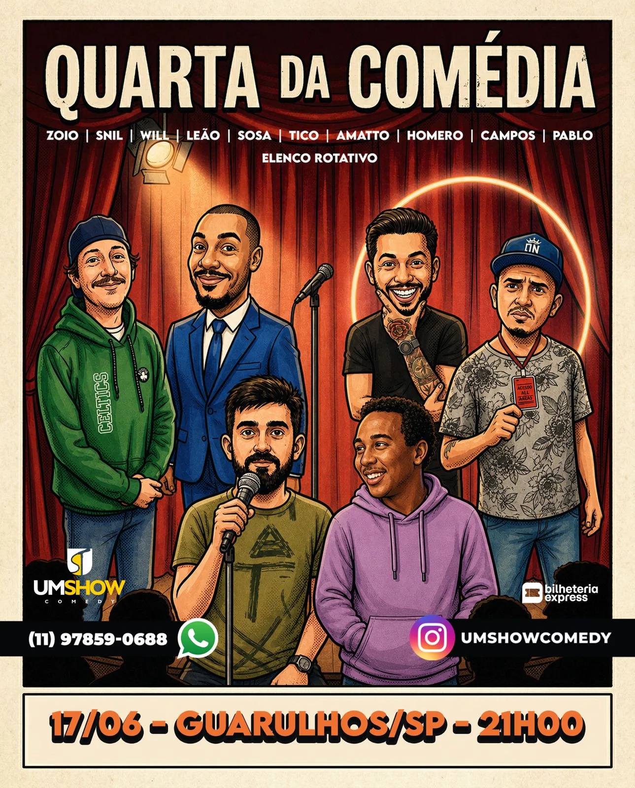 Quarta da Comédia em Guarulhos